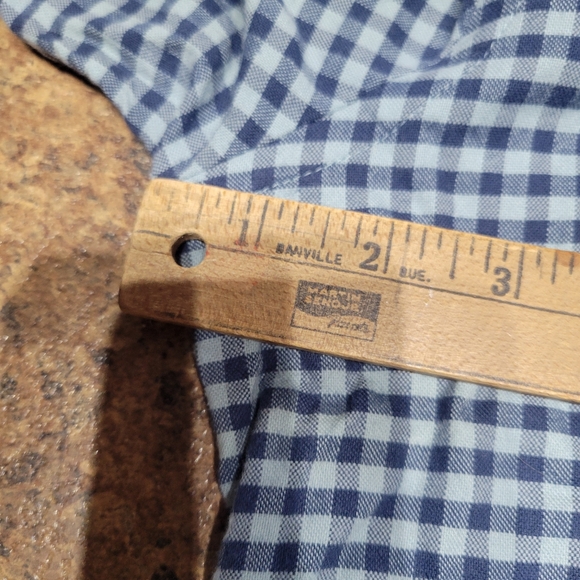 Faherty Faherty Stretch Oxford Check Shirt 2.0 Size XL Cotton Lyocell - Picture 11 of 12